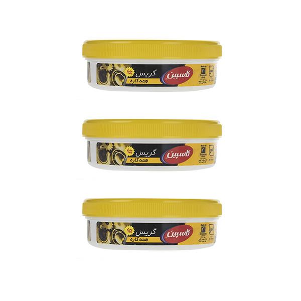 گریس کاسپین مدل Multipurpose وزن 125 گرم بسته سه عددی